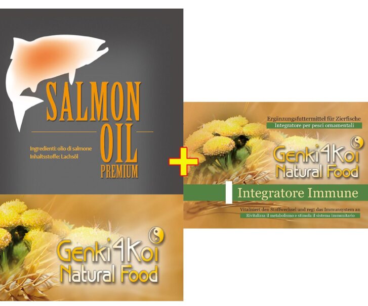 Salmon Oil 500 ml+Integrator Immune 400 gr